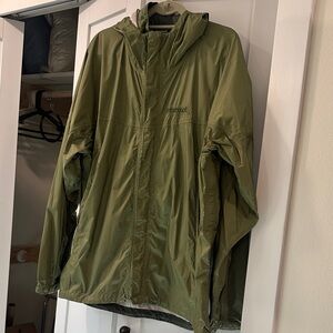Marmot Men's Olive Windbreaker Jacket